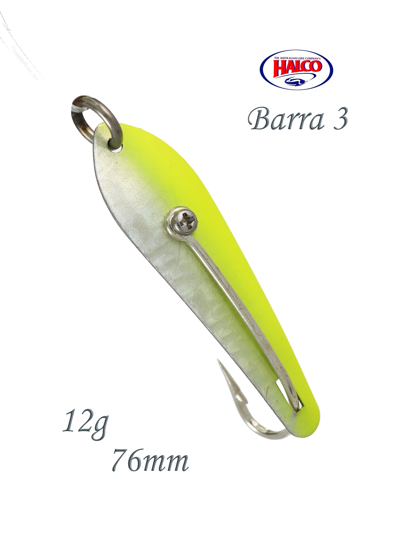 Barra Sparkler 3 F6 Silver Chartreuse