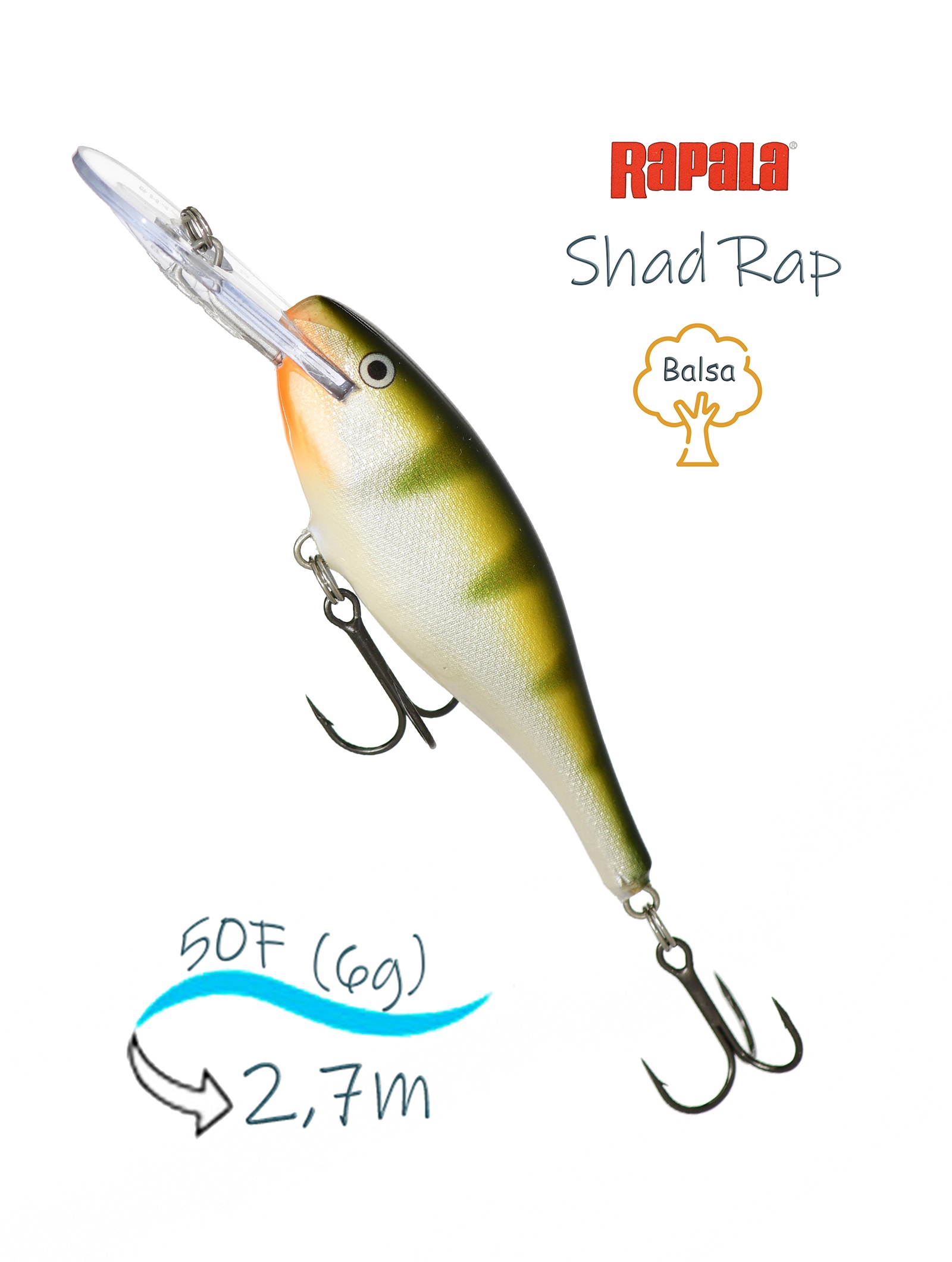 SR05 YP Shad Rap - фото