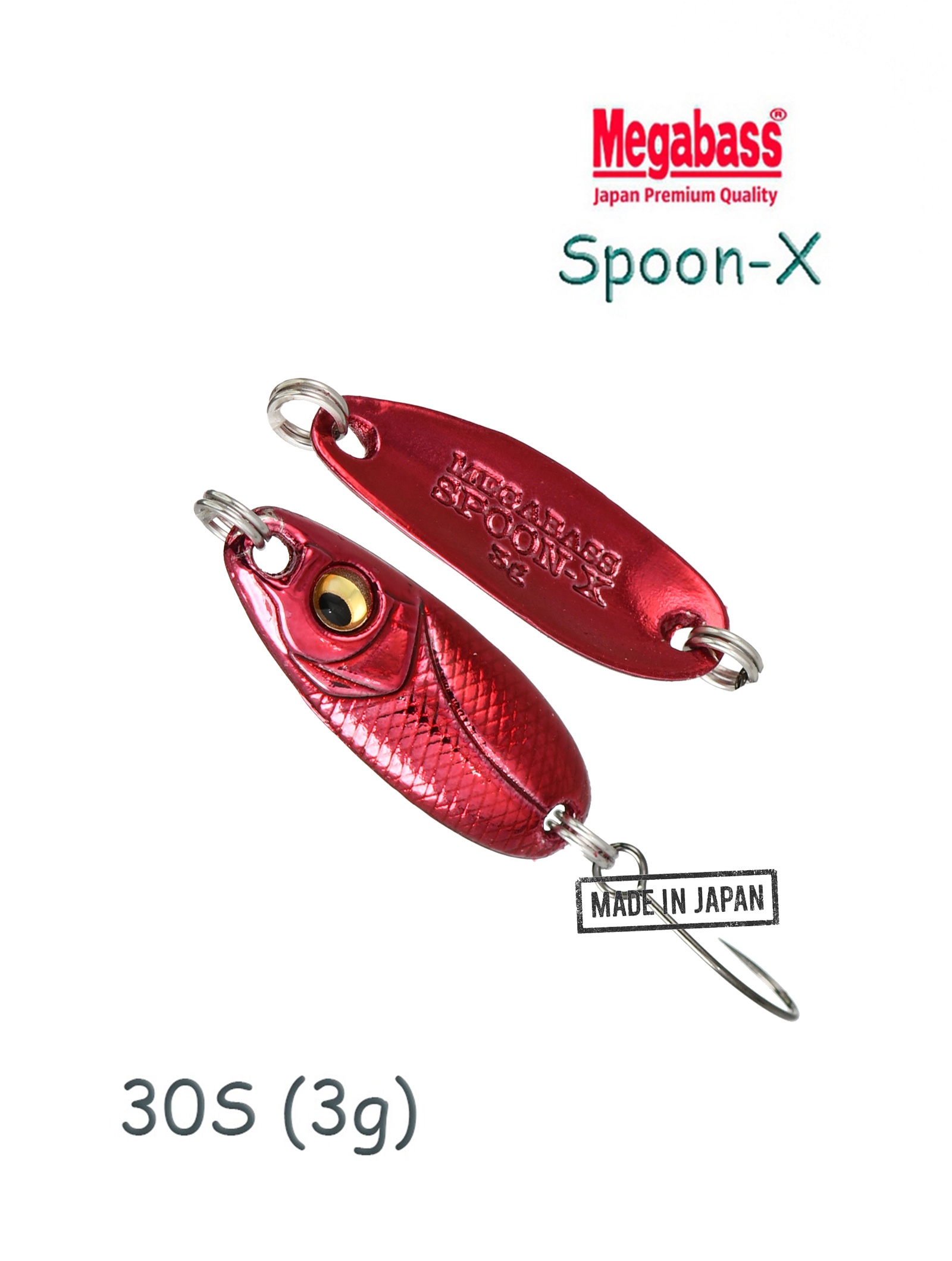 Megabass Spoon-X 17 M Wine 3g