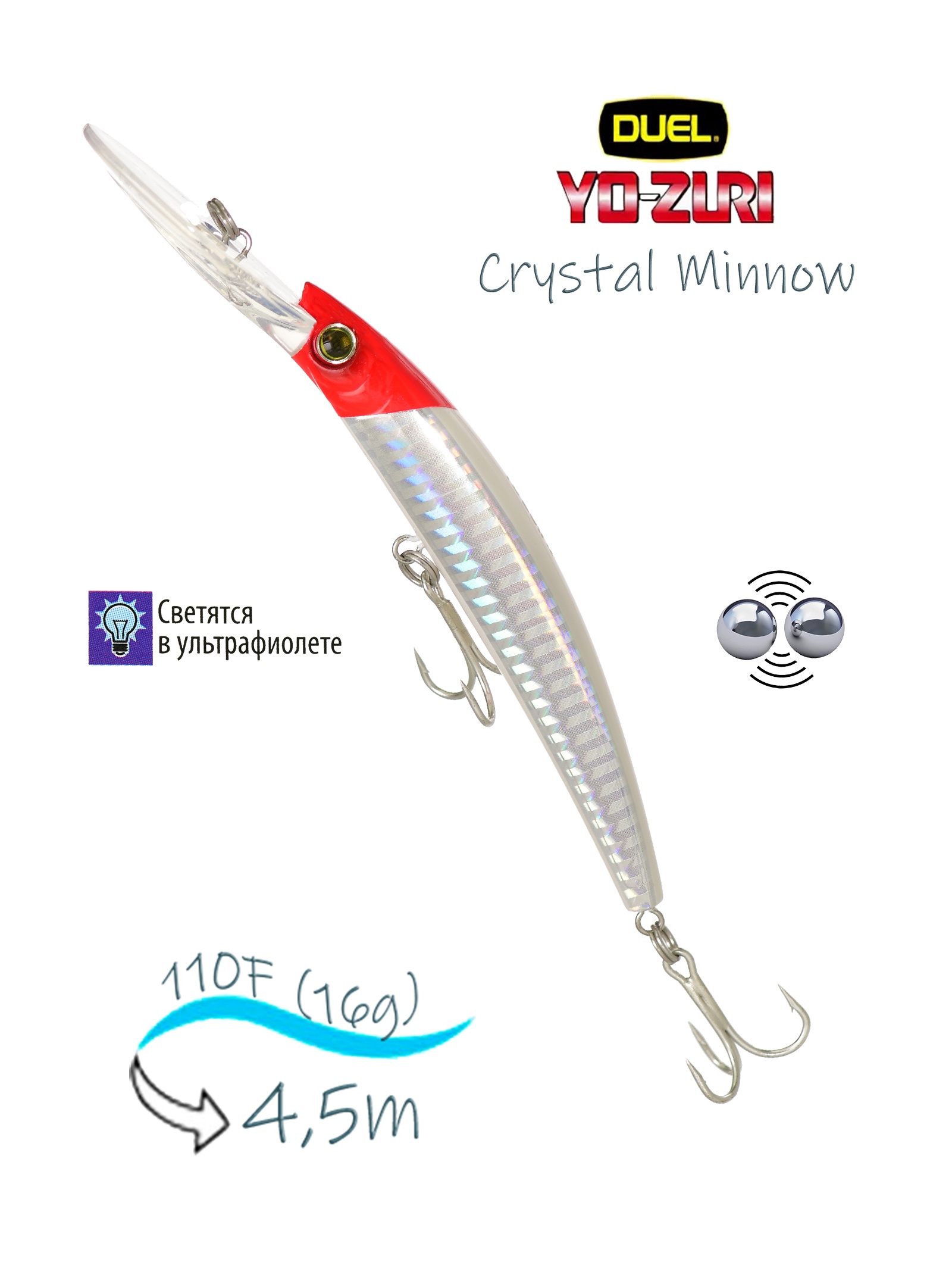 Crystal Minnow DD R-539 GHRH - фото