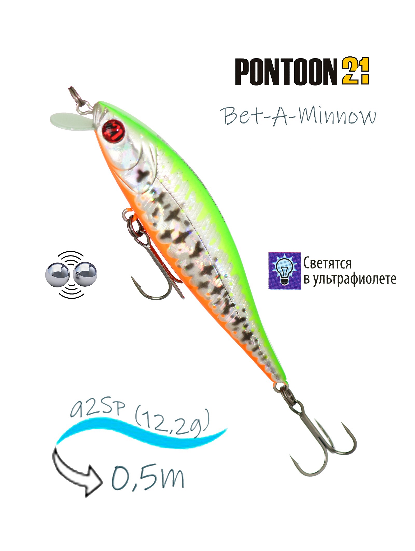Bet-A-Minnow 92 SP-SR-R33 - фото
