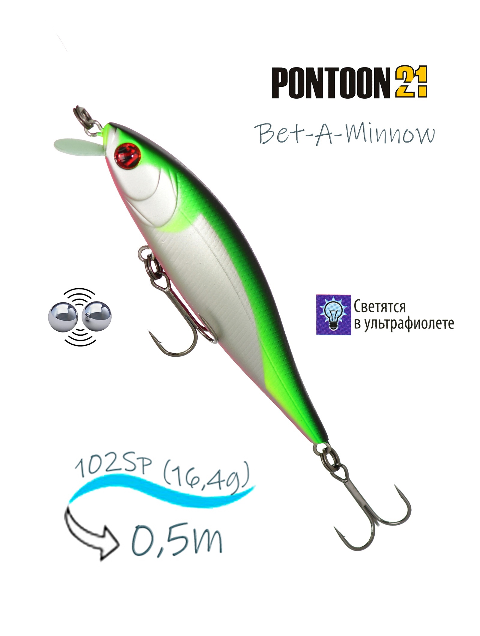 Bet-A-Minnow 102 SP-SR R37 - фото