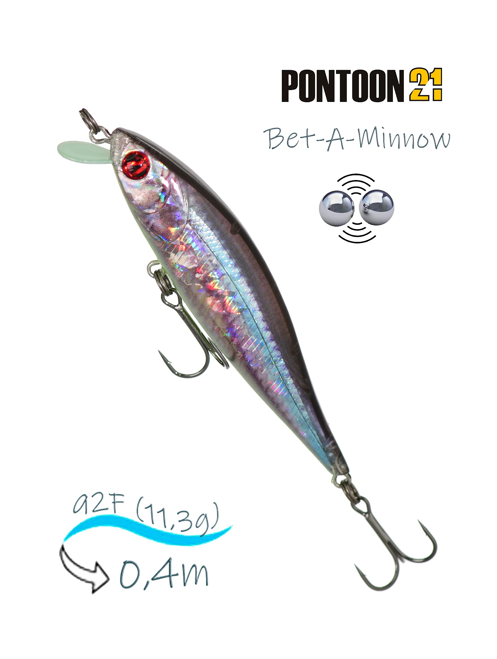 Bet-A-Minnow 92 F-SR-R55 - фото