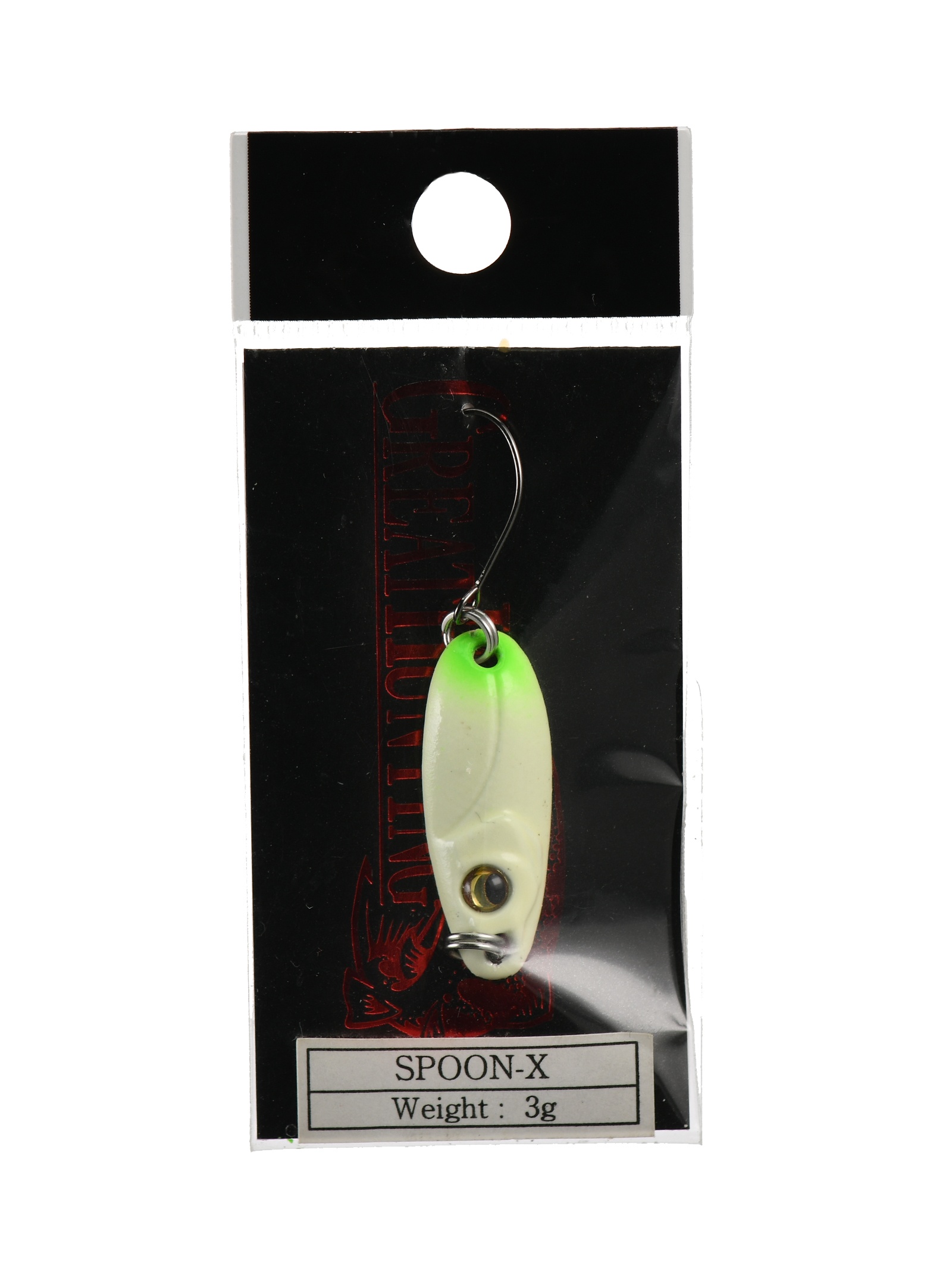 Megabass Spoon-X 24 Glow-Lime Spot 3g