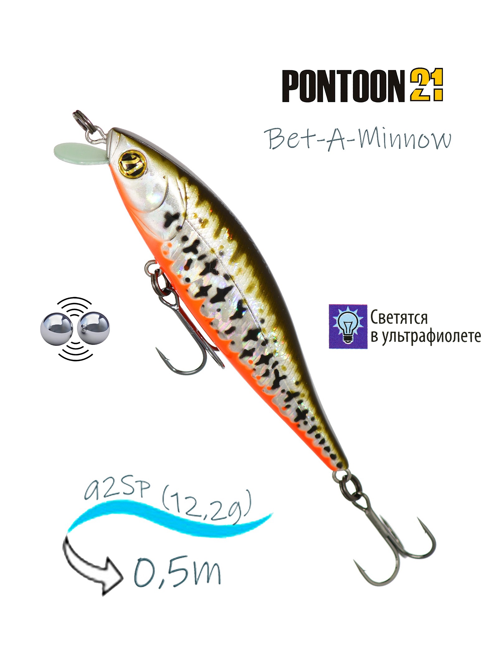 Bet-A-Minnow 92 SP-SR-R53 - фото