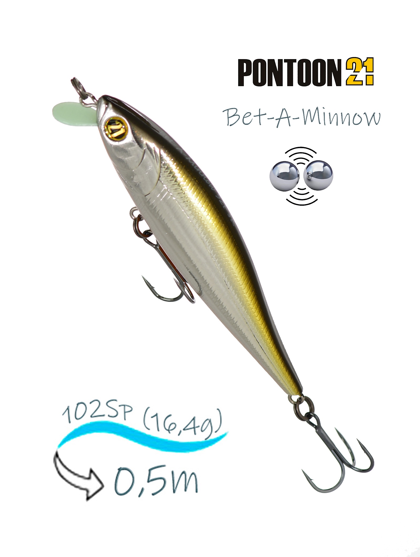 Bet-A-Minnow 102 SP-SR-R60 - фото