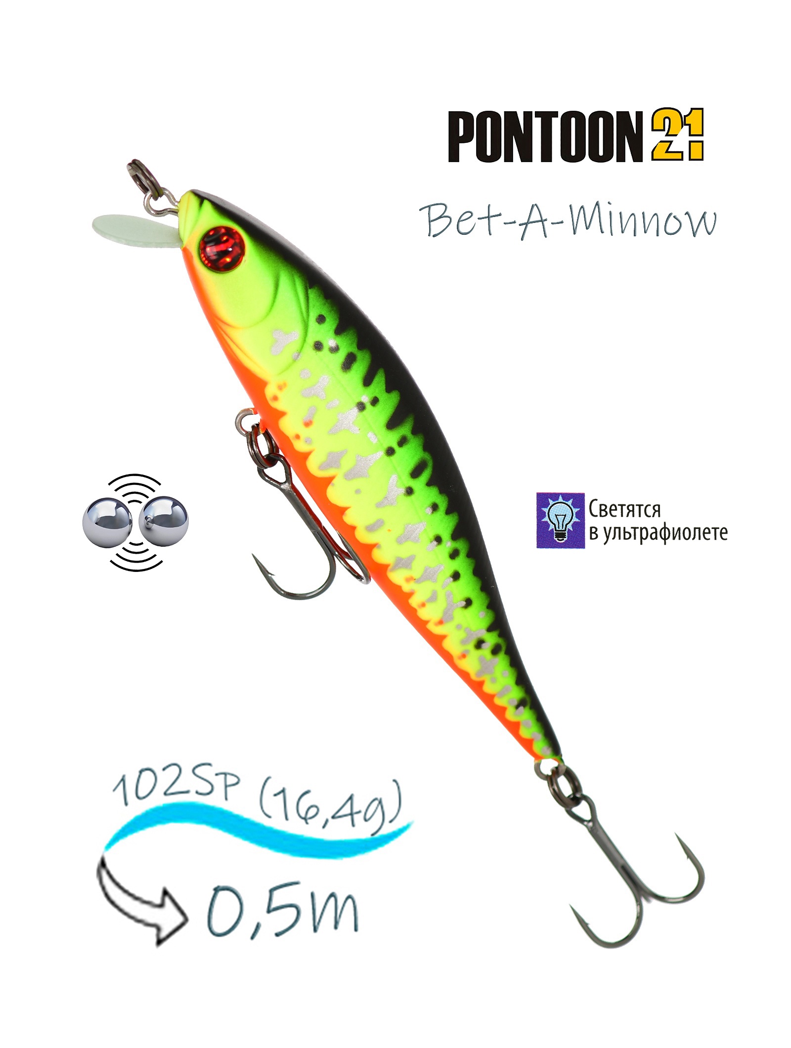 Bet-A-Minnow 102 SP-SR-R77 - фото