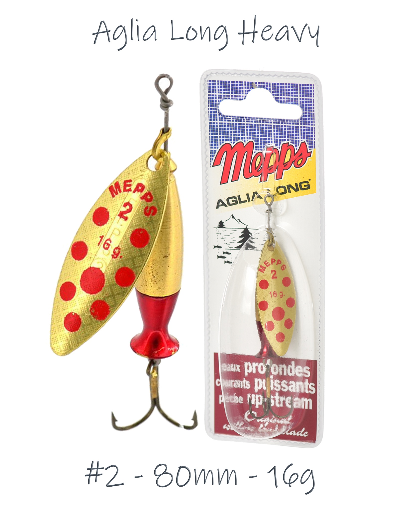 Blister Aglia Long Heavy 2 Gold-Red - фото