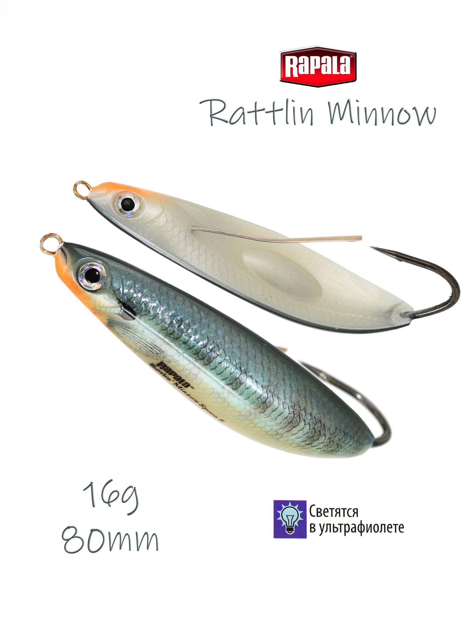 RMSR08 BG Rattlin Minnow Spoon