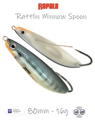 RMSR08 BG Rattlin Minnow Spoon - фото
