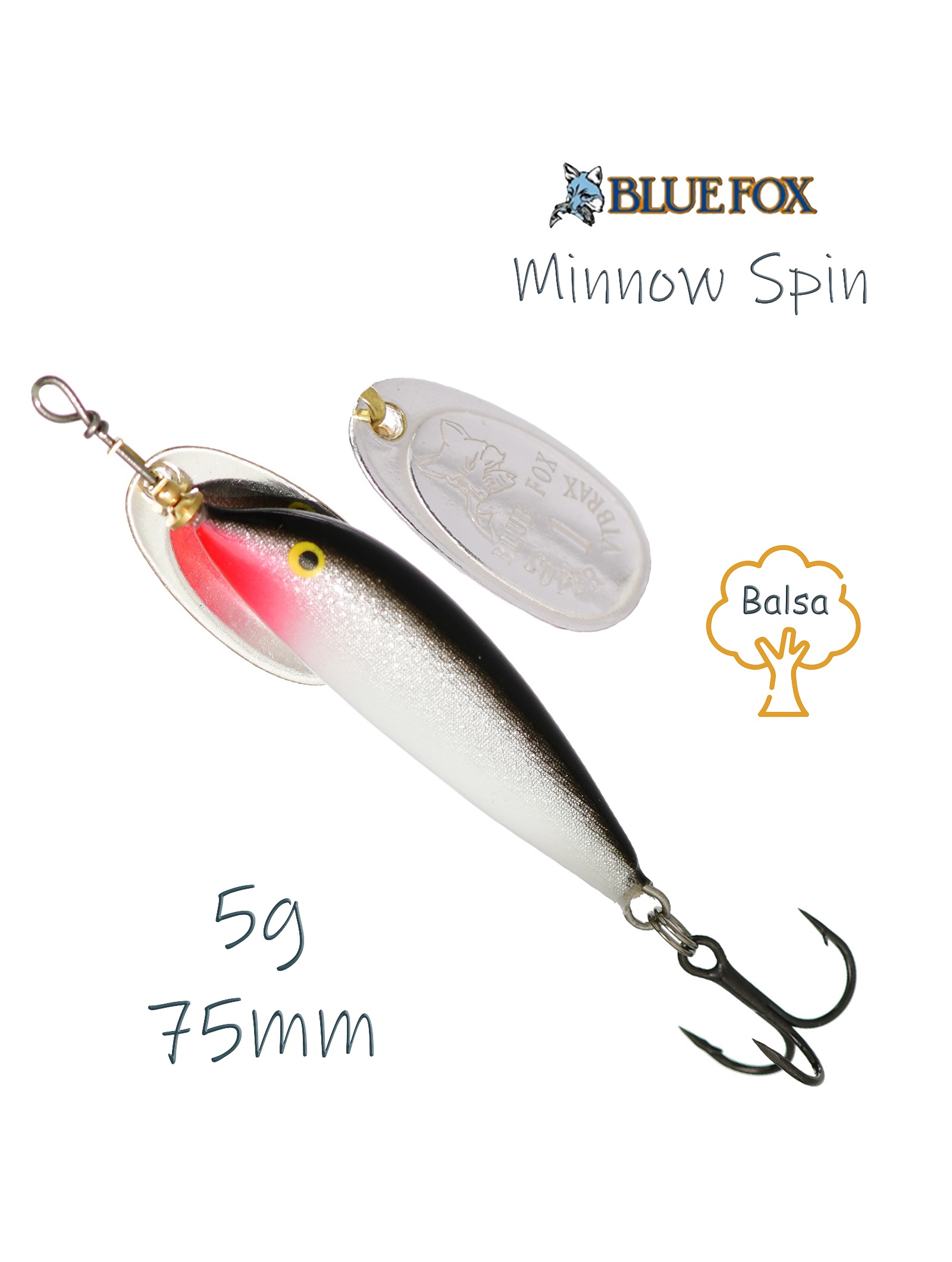 VMS3-S Vibrax Minnow Spin - фото