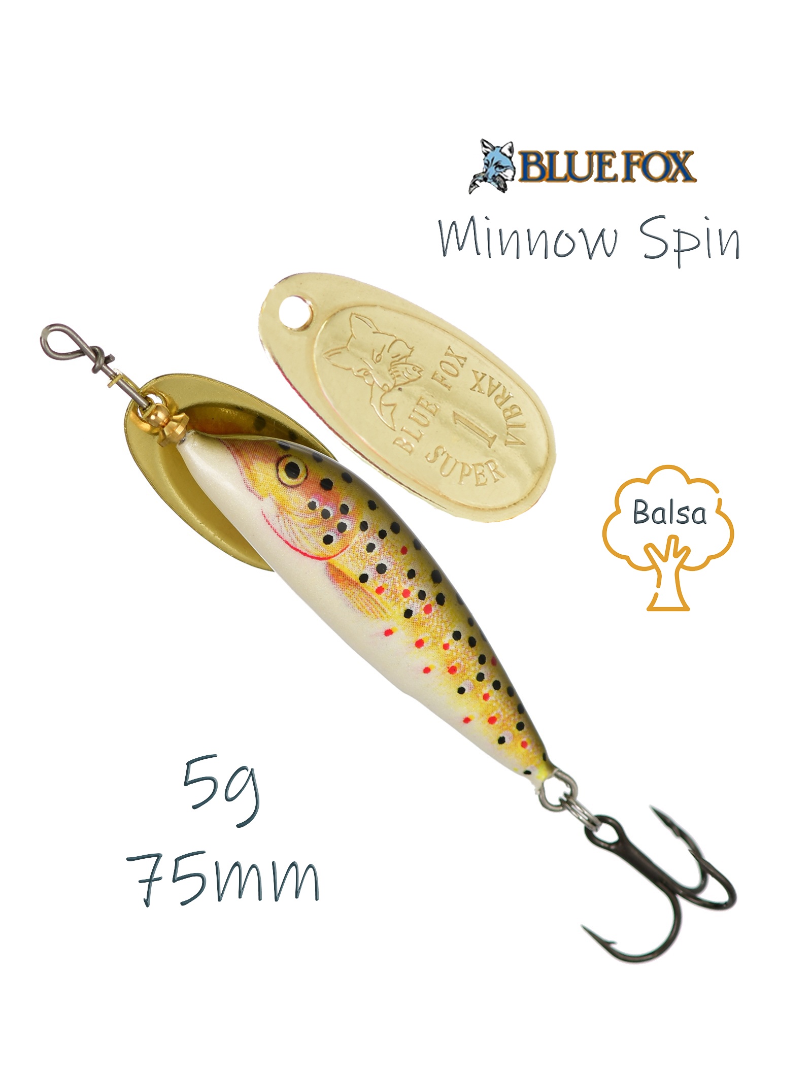 VMS3-TR Vibrax Minnow Spin - фото