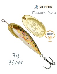 Блесна VMS5-TR Vibrax Minnow Spin - фото