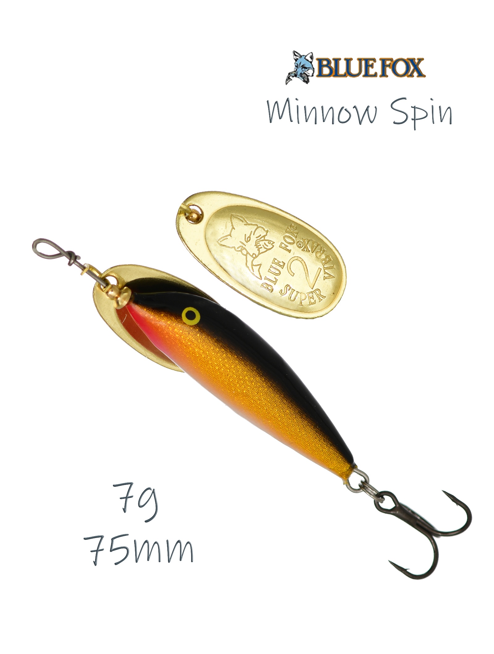 VMS5-G Vibrax Minnow Spin - фото