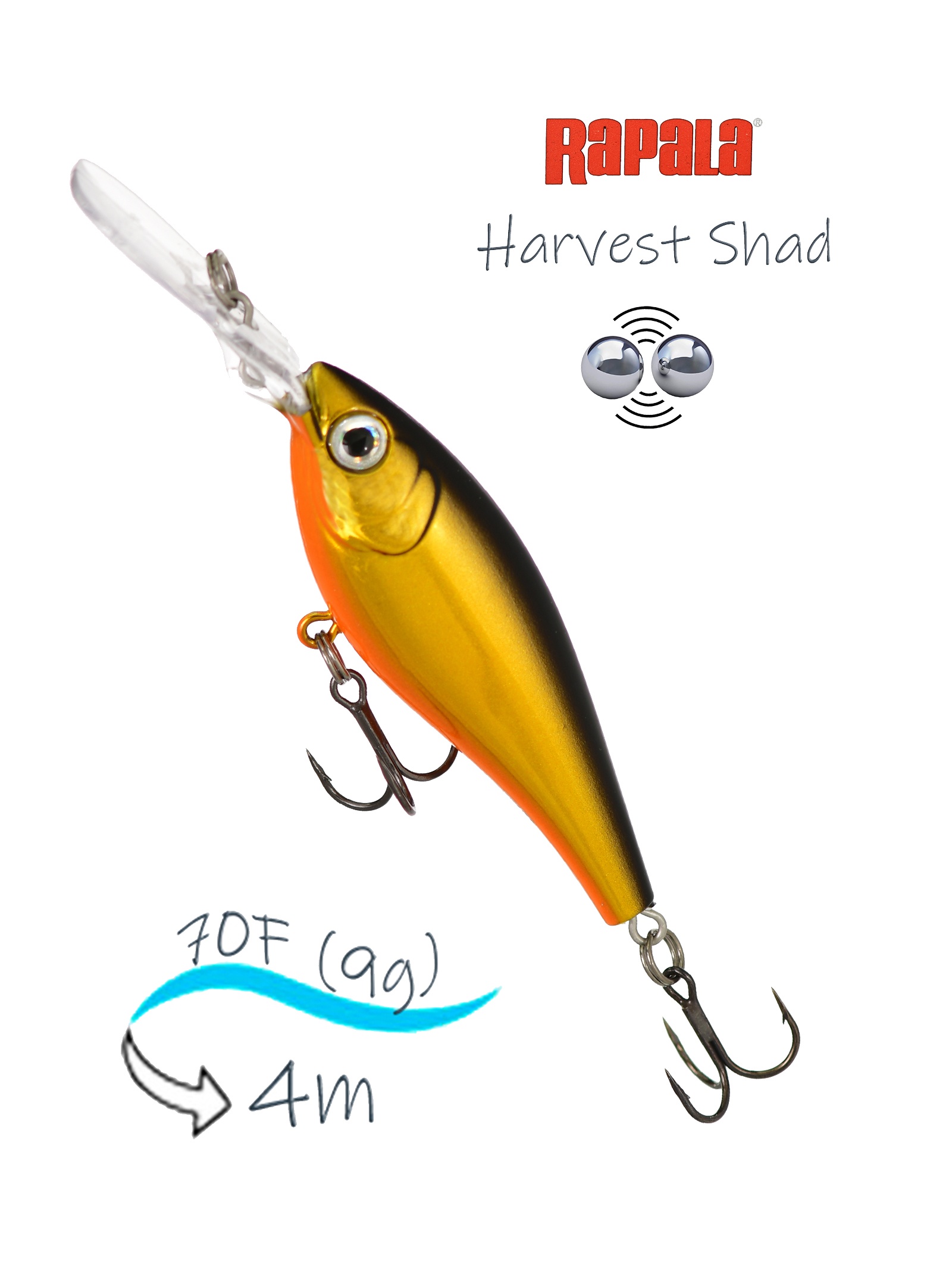 HVSD07-G Harvest Shad - фото