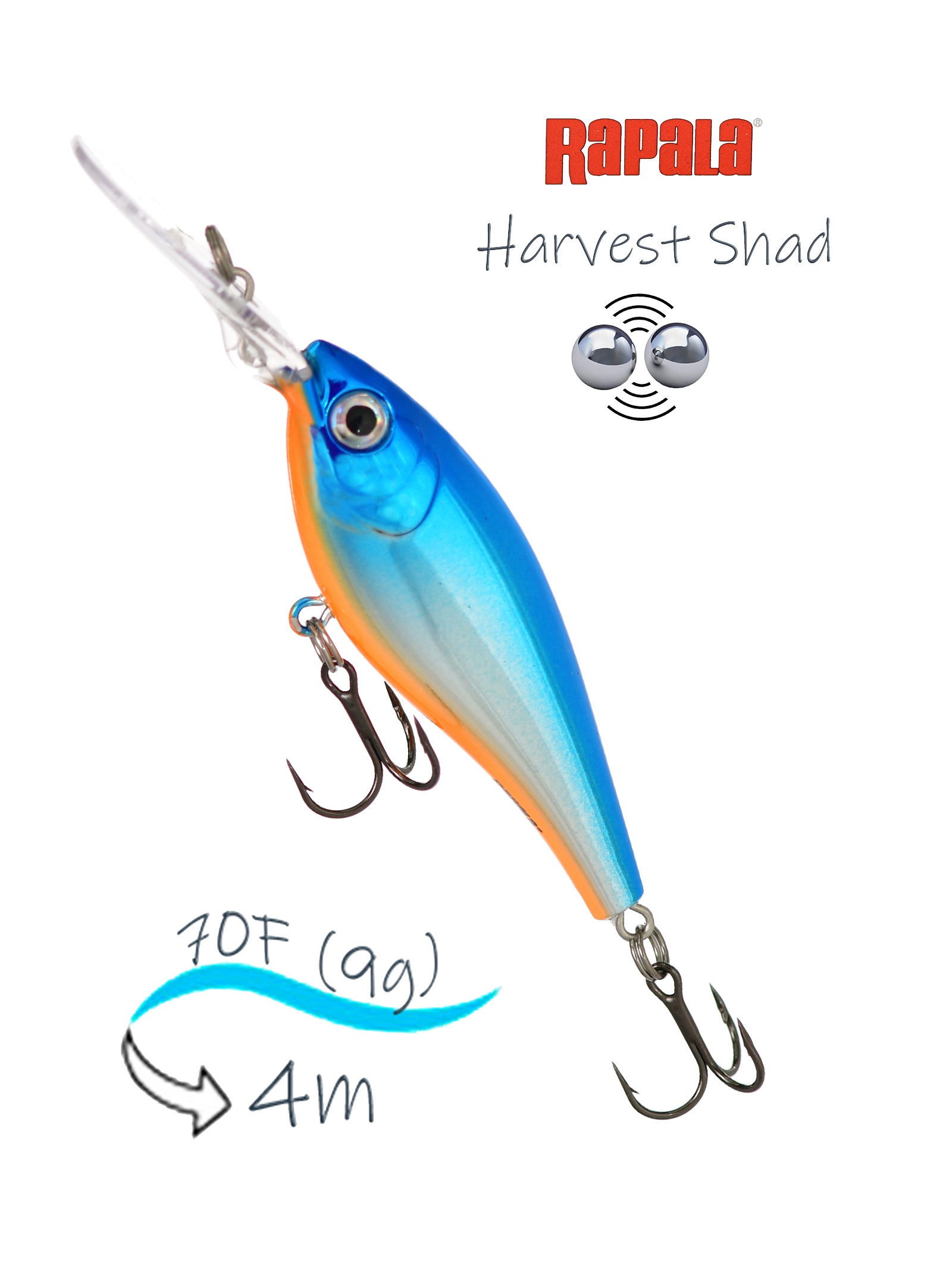 HVSD07-SB Harvest Shad - фото