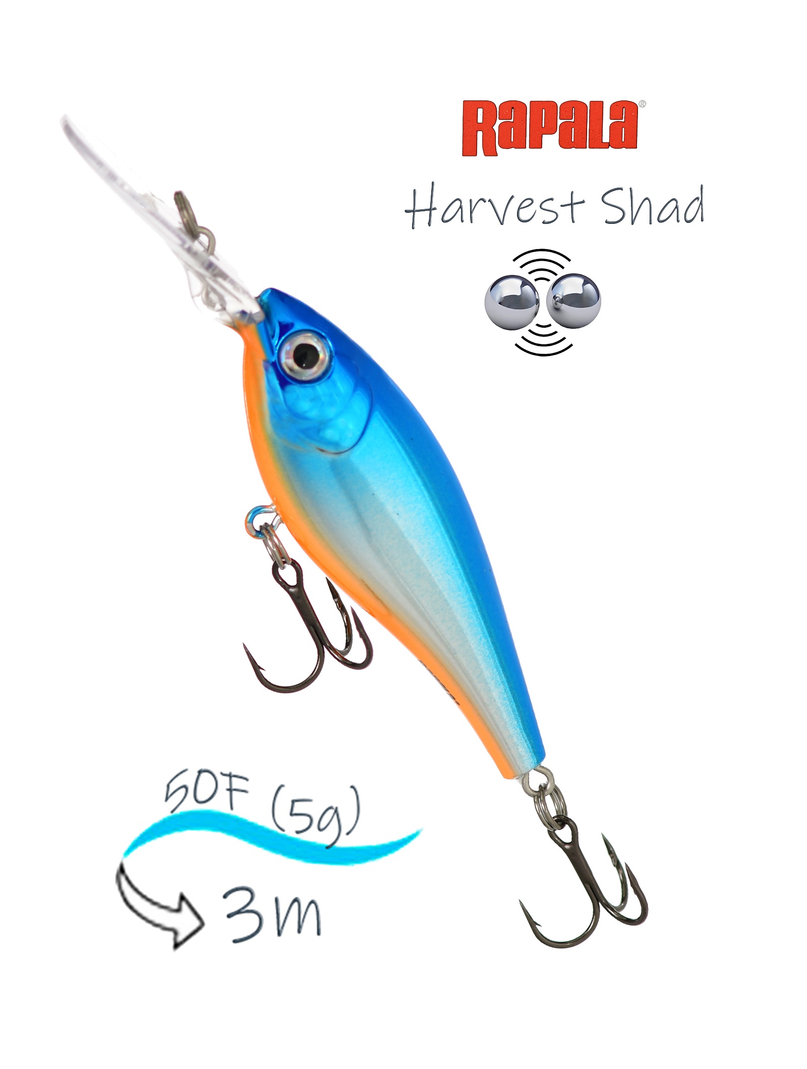 HVSD05-SB Harvest Shad - фото