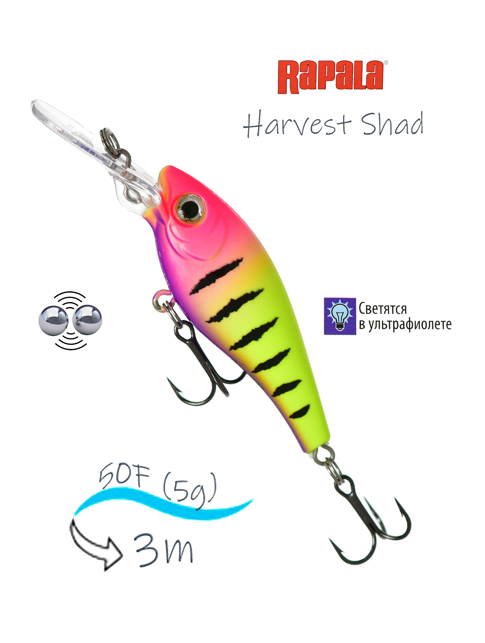 HVSD05-HSP Harvest Shad - фото