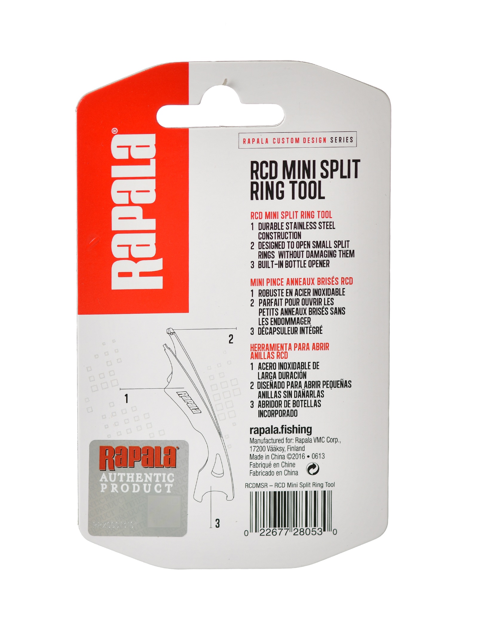 Rapala RCDMSR Щипцы Mini Split Ring - фото3