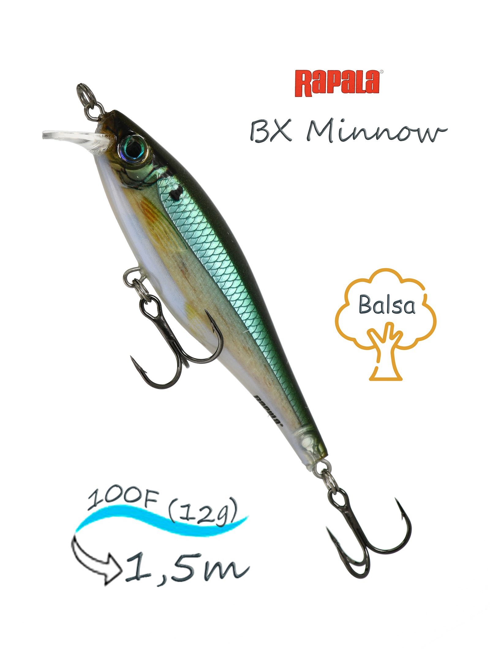 BXM10-BBH BX Minnow - фото