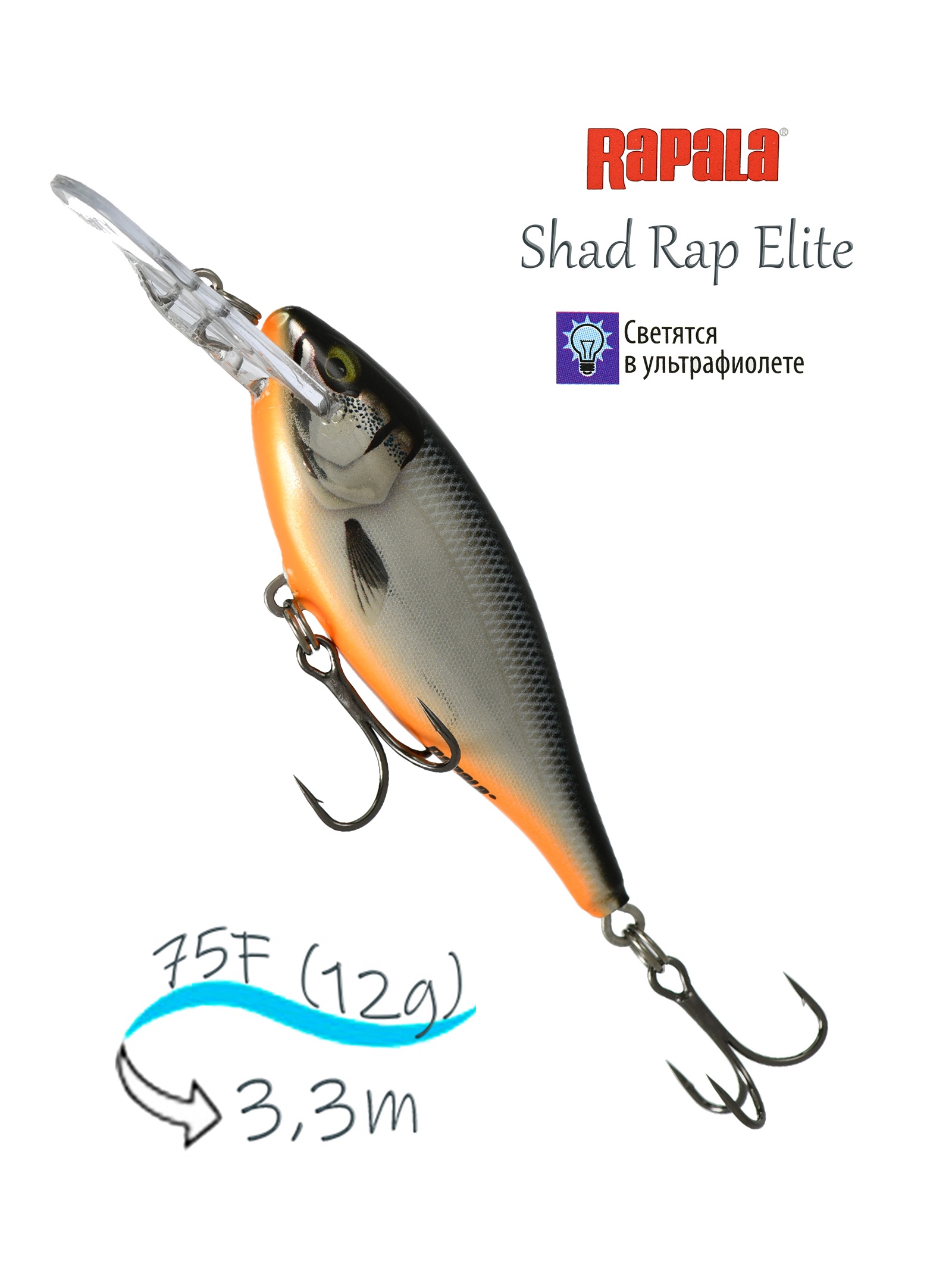 SRE75 GDSS Shad Rap Elite