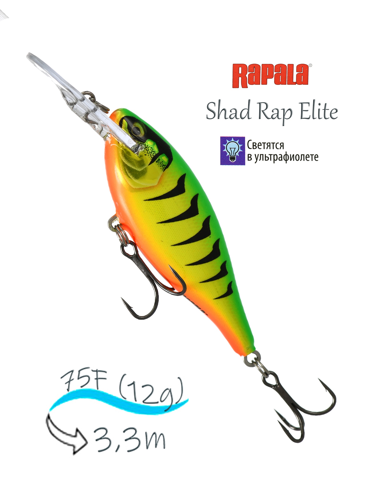 SRE75 GDFT Shad Rap Elite