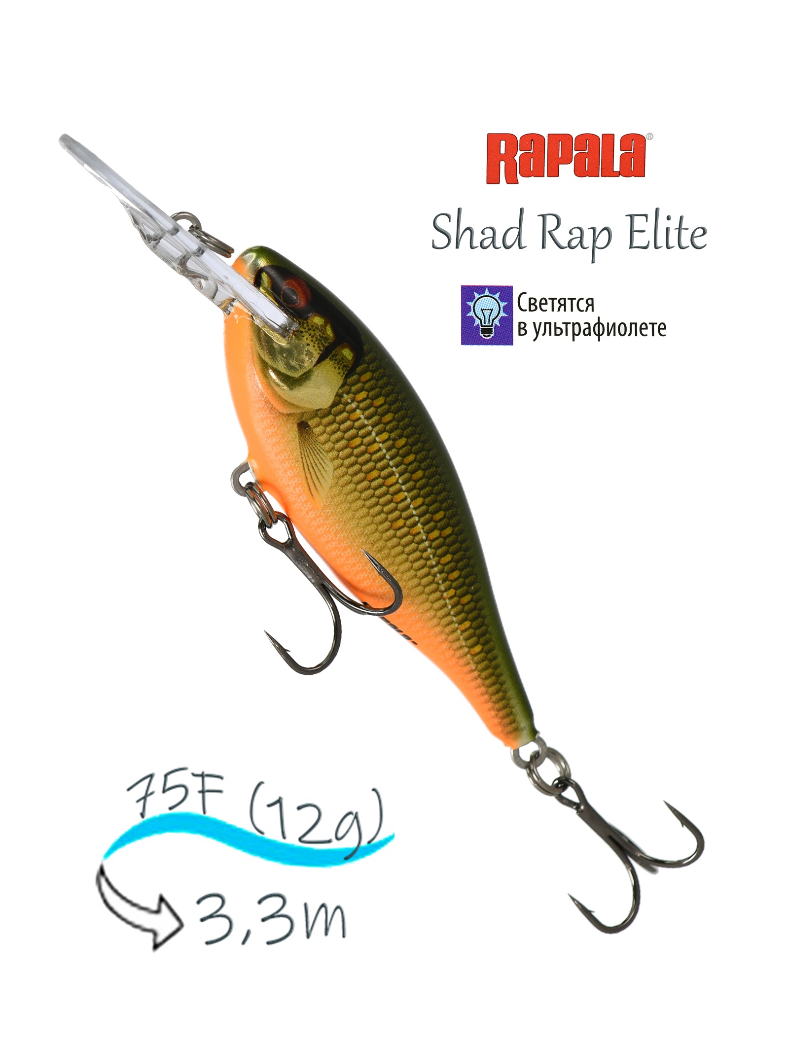 SRE75 GDSR Shad Rap Elite