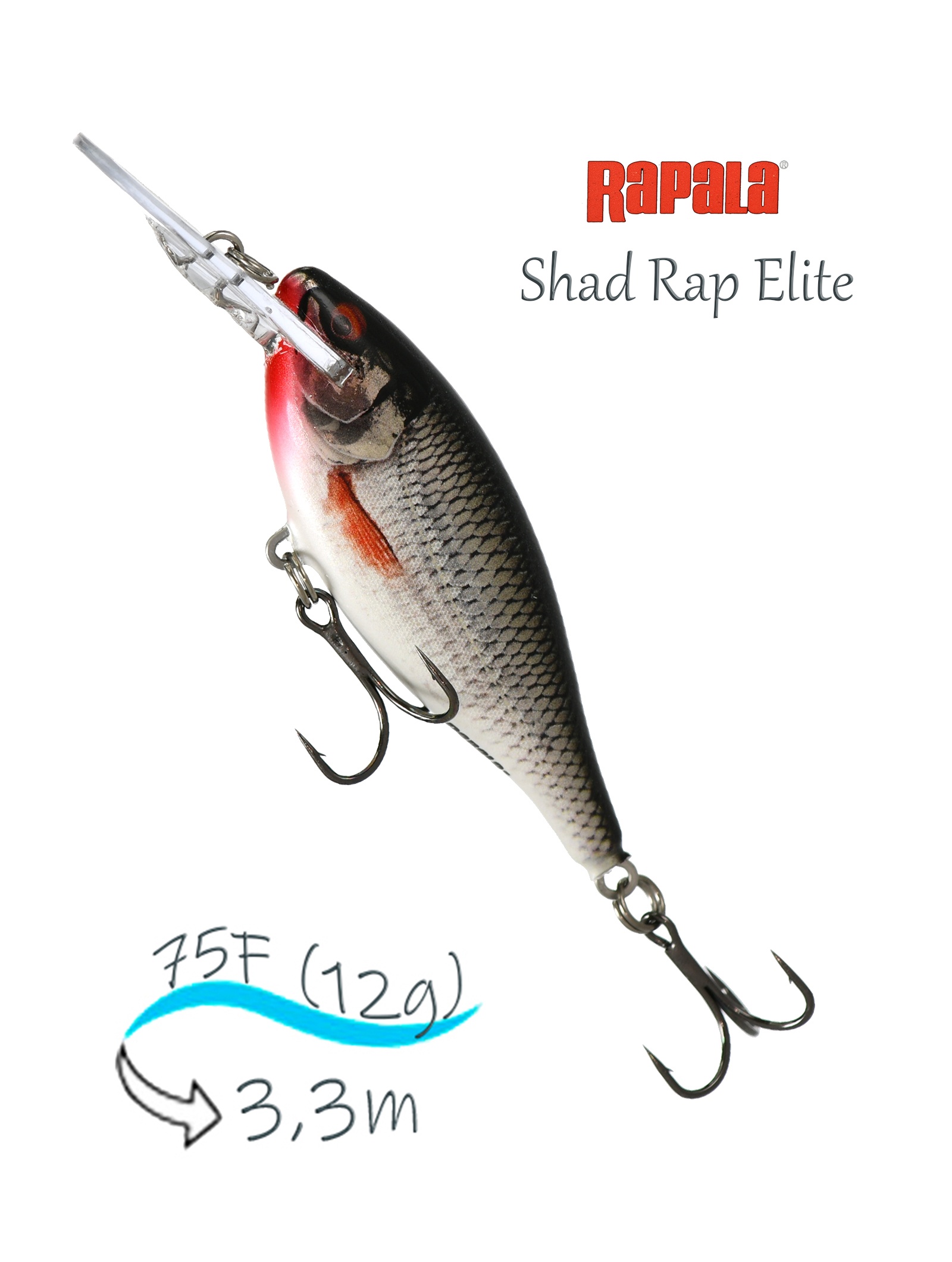 SRE75 GDROL Shad Rap Elite