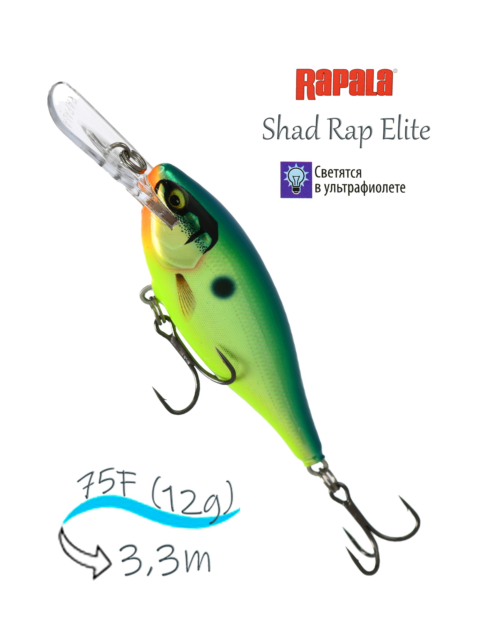 SRE75 GDPRT Shad Rap Elite