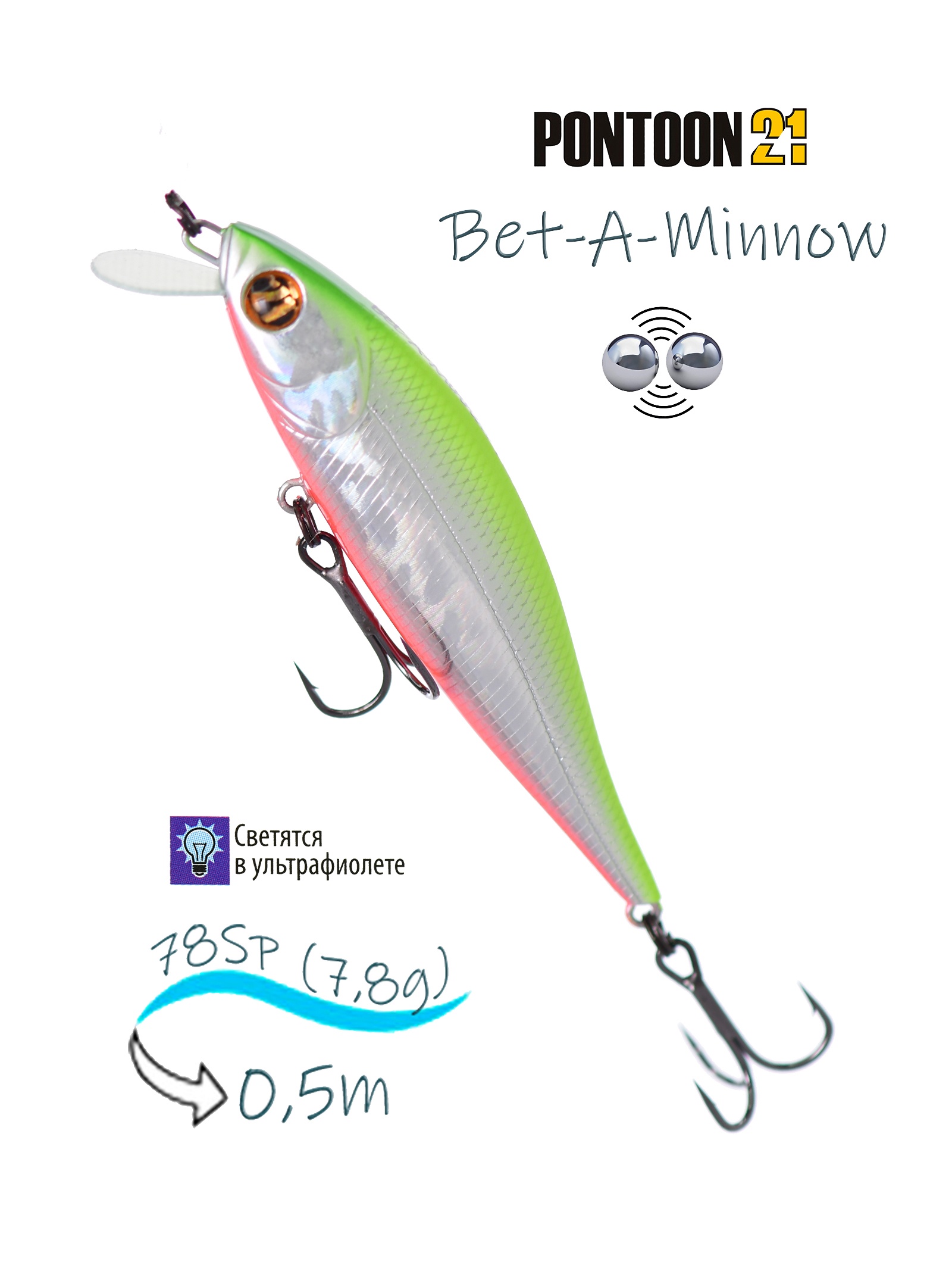 Bet-A-Minnow 78 SP-SR A62 - фото