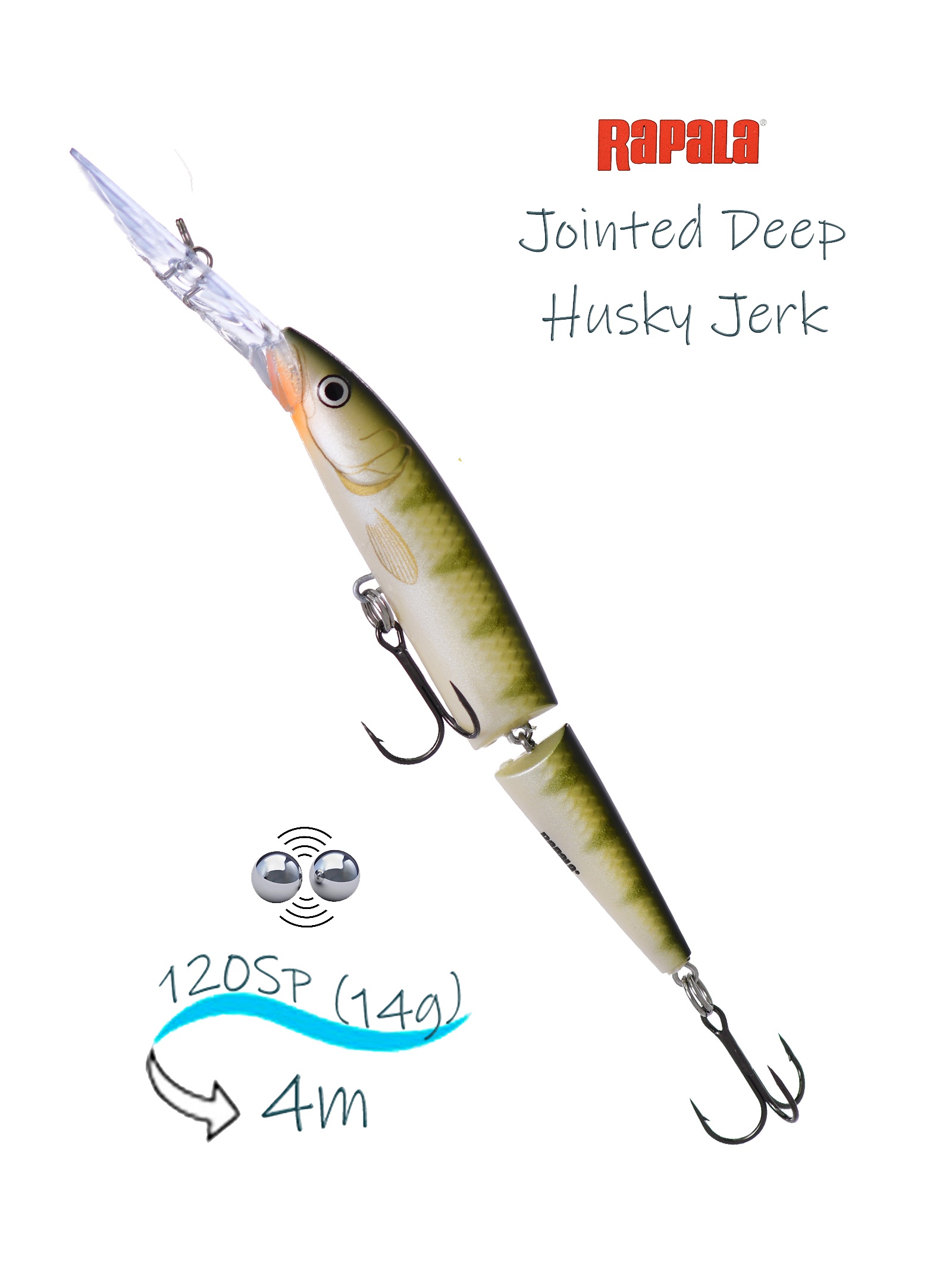 JDHJ12 YP Jointed Deep Husky Jerk - фото