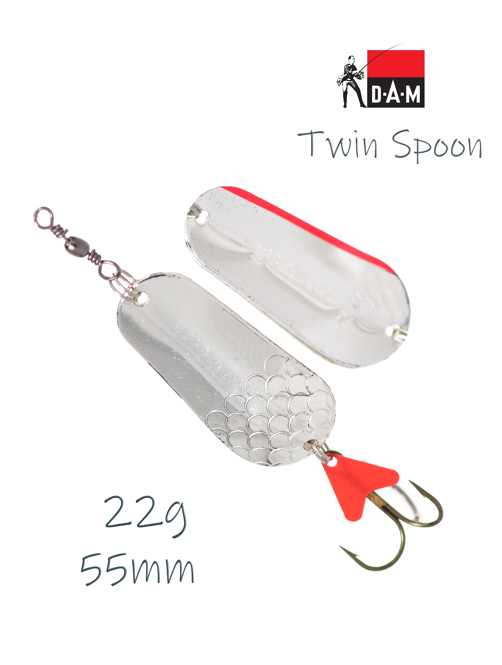 FZ Twin Spoon 22g 5018022 Silver-Silver - фото