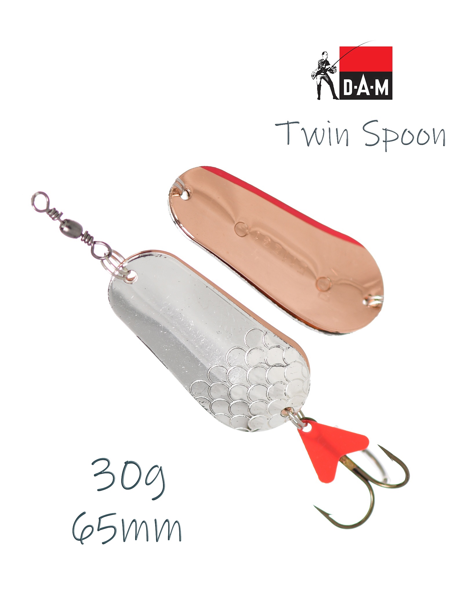 FZ Twin Spoon 30g 5017030 Silver-Copper - фото