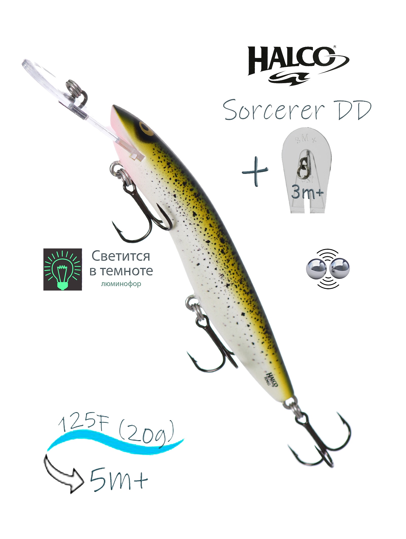 Sorcerer 125 DD-R17 (Glo) - фото