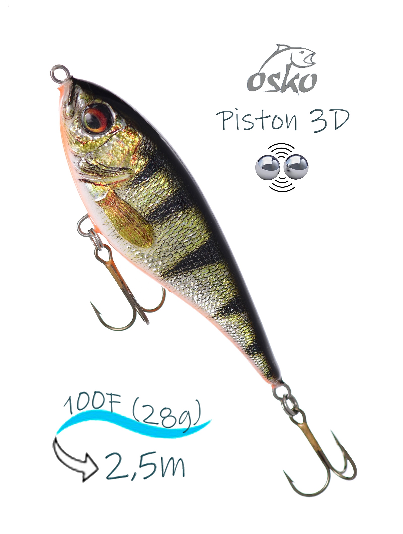 OSP10-96 Piston 3D SI - фото