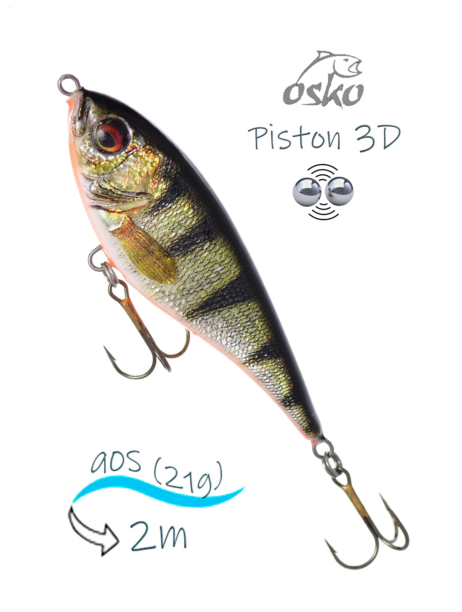 OSP09-96 Piston 3D SI - фото