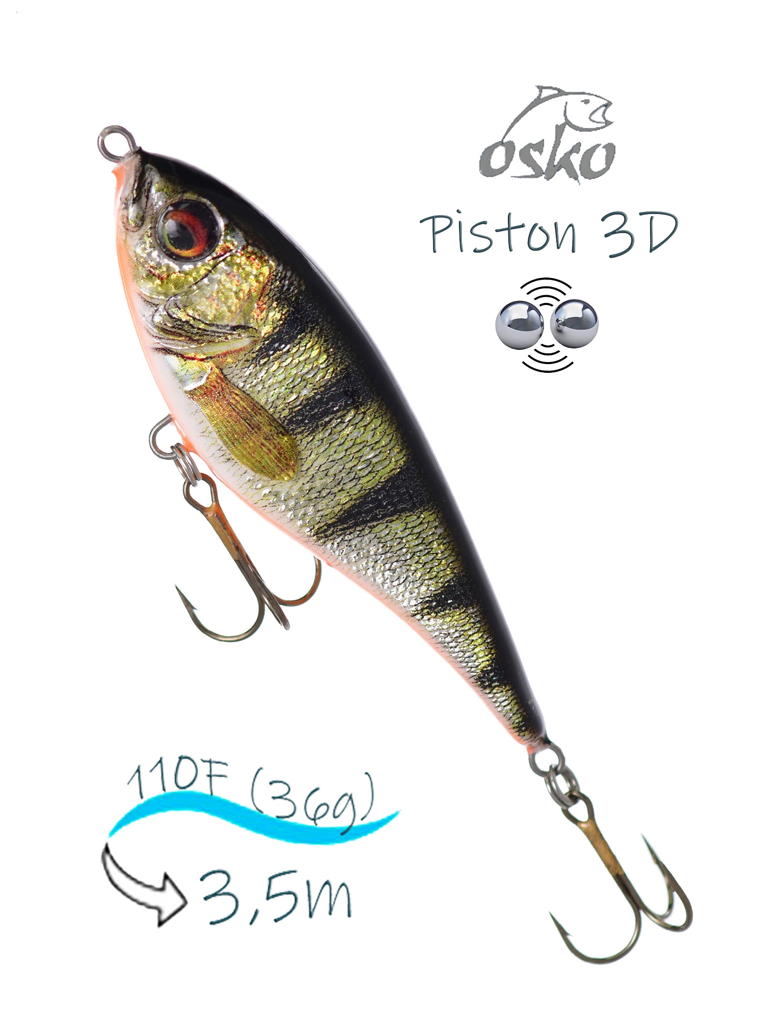 OSP11-96 Piston 3D SI - фото
