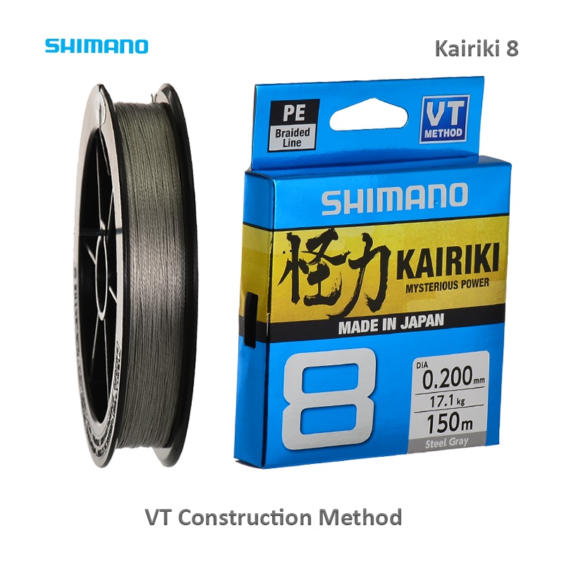Shimano Kairiki 8 Steel Gray 0,20-150m