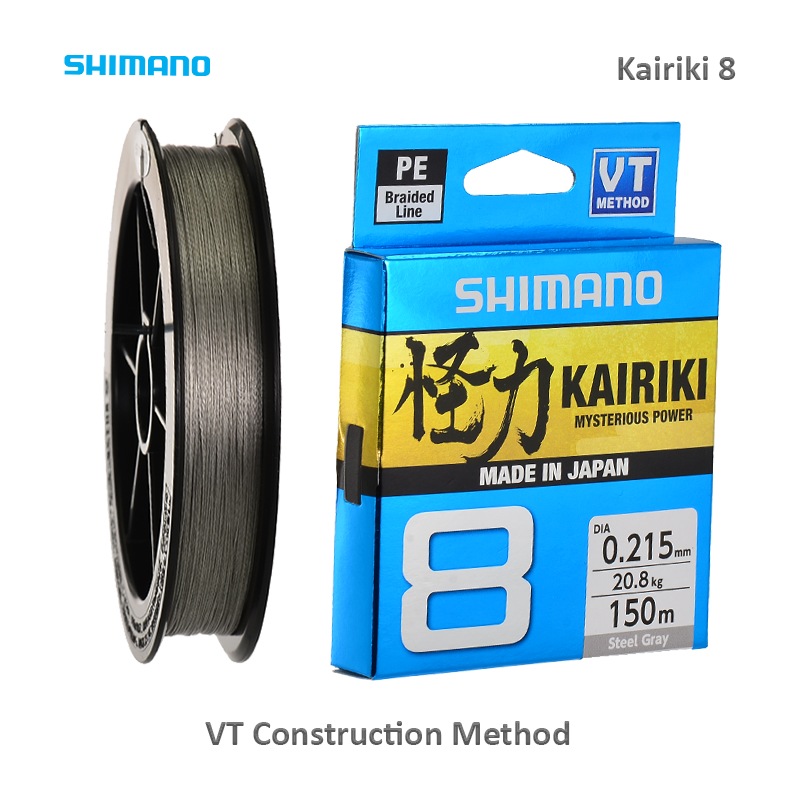Shimano Kairiki 8 Steel Gray 0,215-150m
