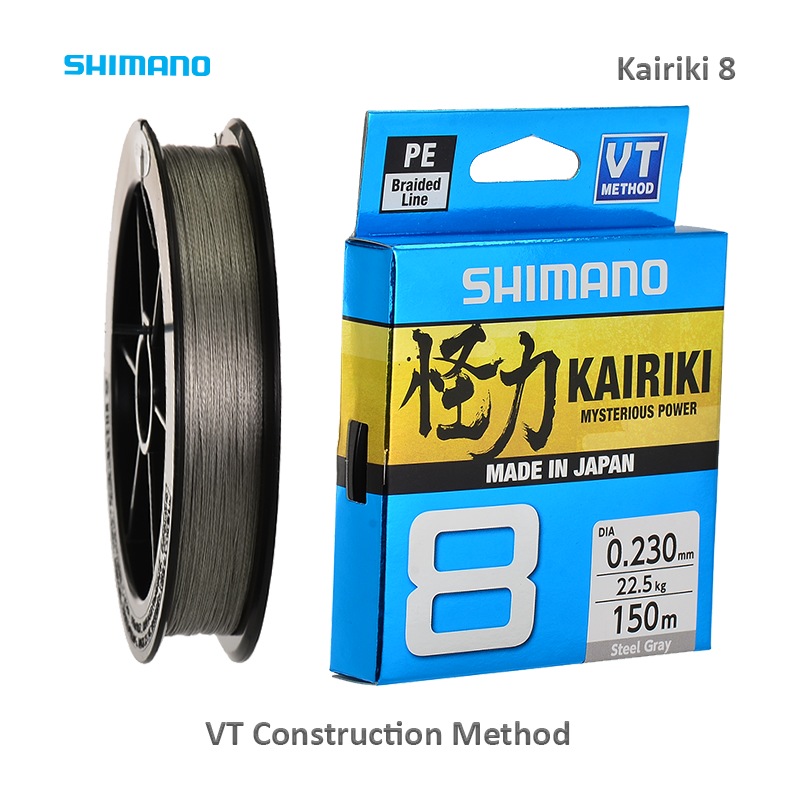 Shimano Kairiki 8 Steel Gray 0,23-150m