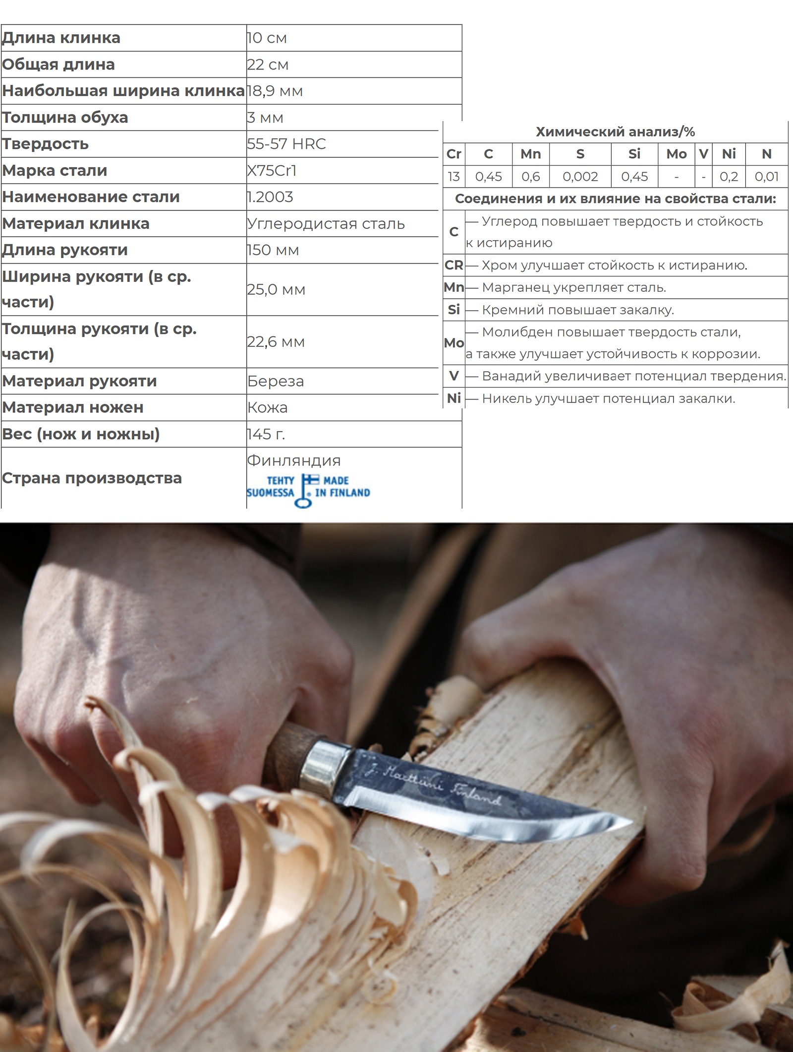 Marttiini Нож Lynx Lumberjack Carbon (127012) Marttiini Нож Lynx Lumberjack Carbon (127012)