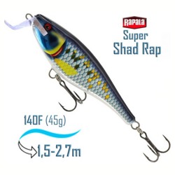 SSR14 SCRB Super Shad Rap - фото
