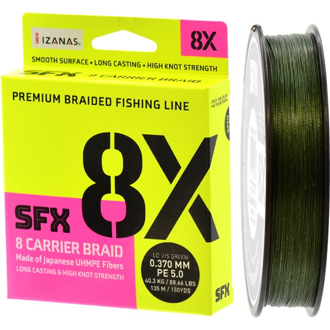 Рыболовный шнур Sufix 8X 0,370*135 Green