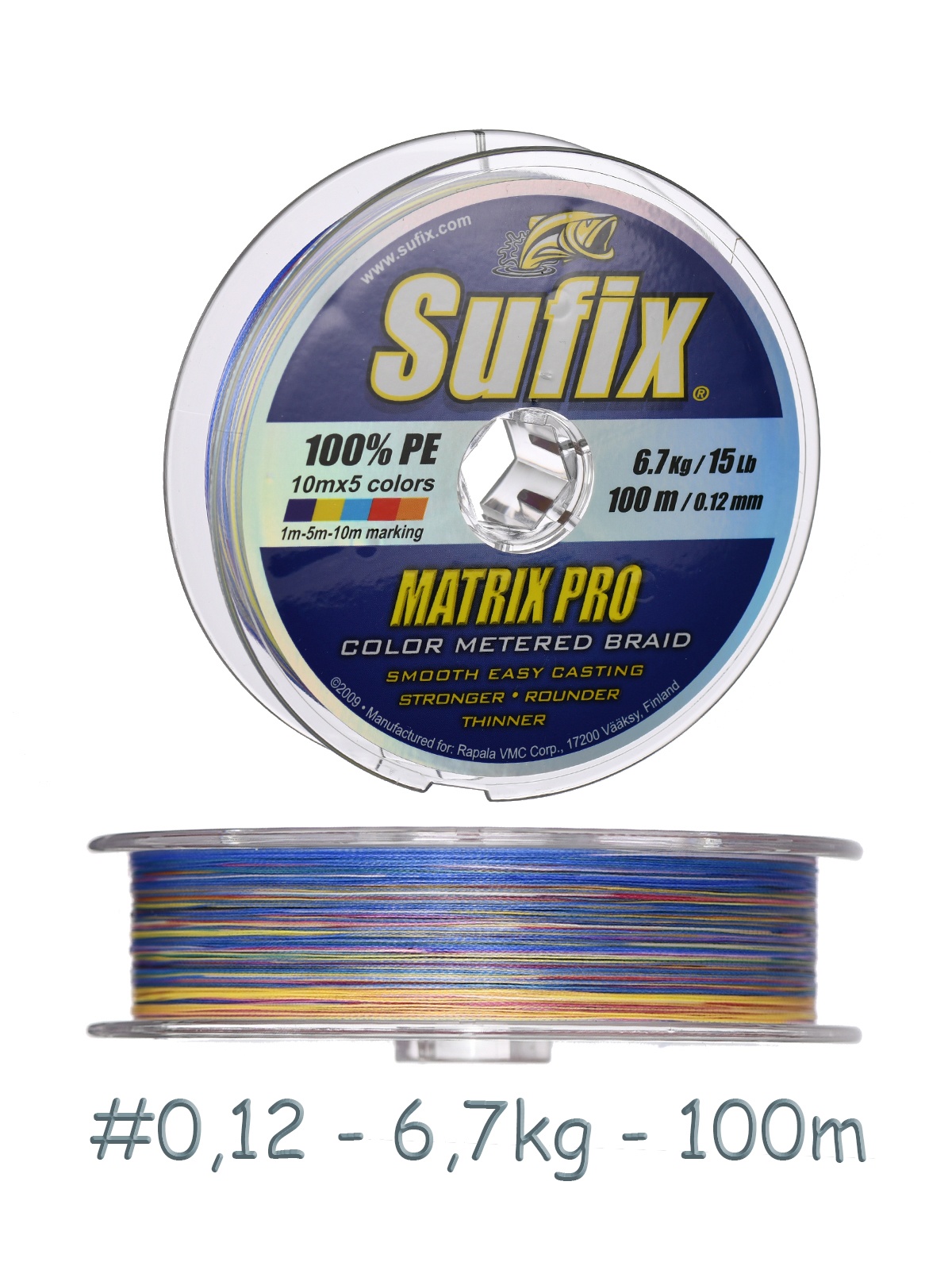Sufix Matrix Pro Multi Color 0,12*100