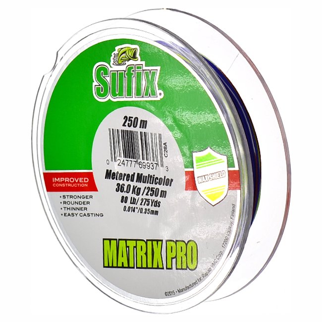 Sufix Matrix Pro 0,35*250 Multi Color *6
