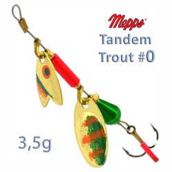 Blister Tandem Trout 0 G Or-Vert - фото