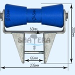 Tiki Treiler Кронштейн с килевым роликом - фото