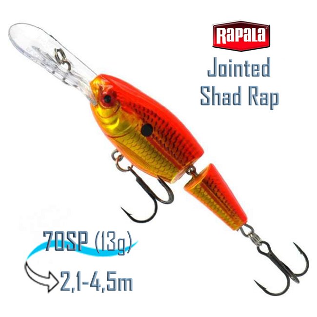 JSR07 OSD Jointed Shad Rap