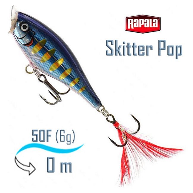 Воблер Rapala SP05 STHB Skitter Pop