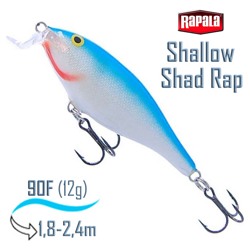 SSR09 B Shallow Shad Rap . - фото